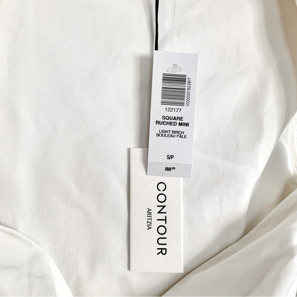 [🌟 PRICE FIRM] ARITZIA Original Contour Flourish Mini Dress Light Birch - Picture 9 of 11